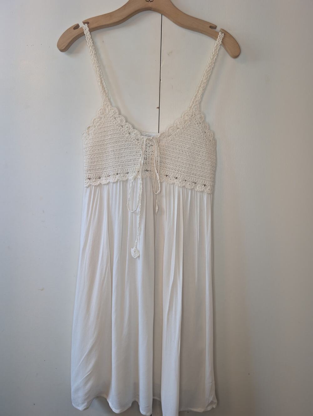 Audrey 3 +1 Cream Crochet Dress